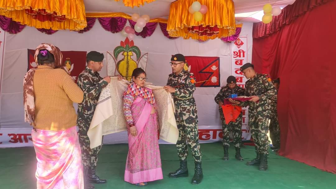 प्यूठानमा  २६१ औं नेपाली सेना दिवस मनाईयो