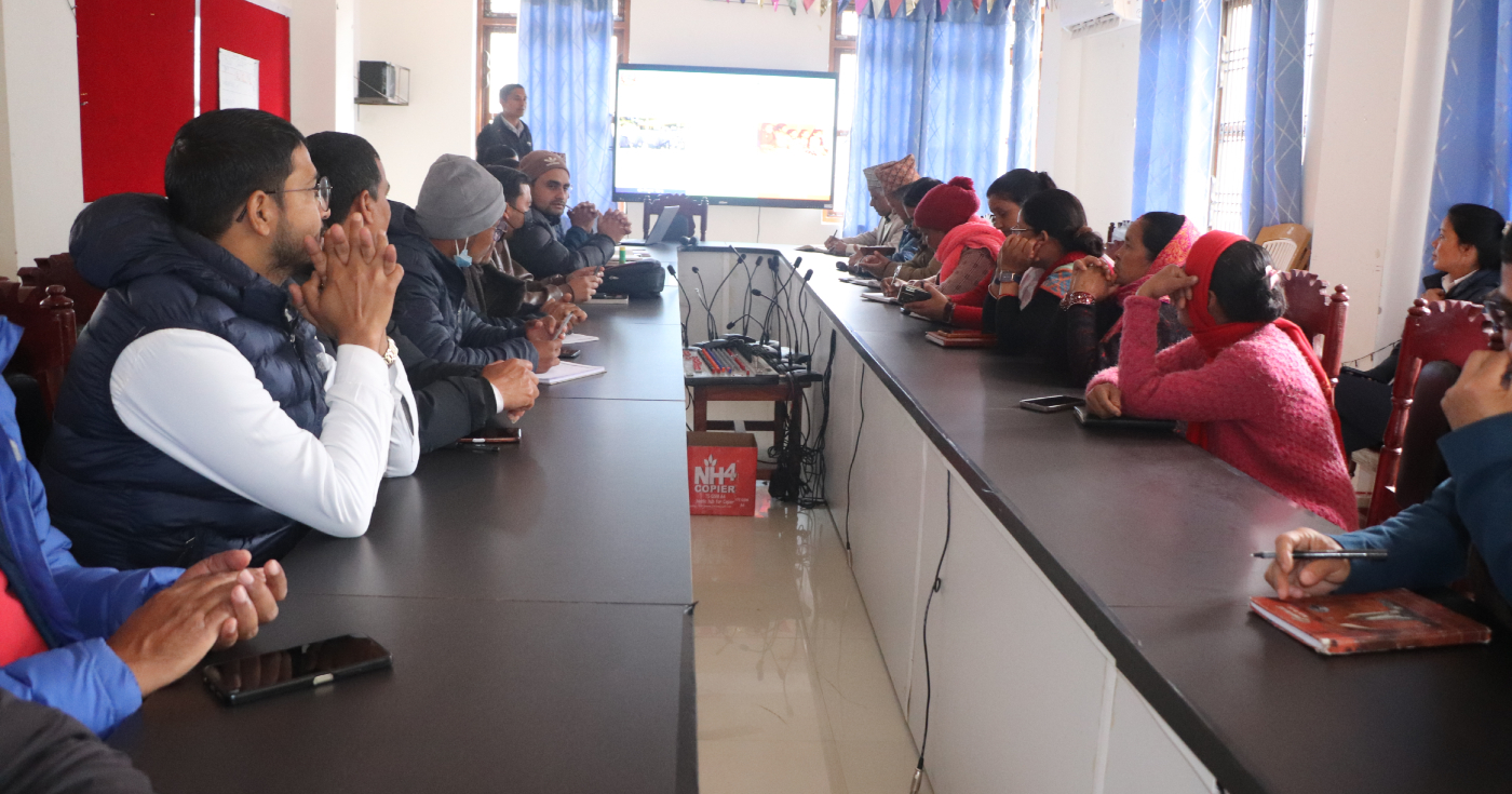 माण्डवीमा एच.पि.भि खोप अभियान सञ्चालन हुदै