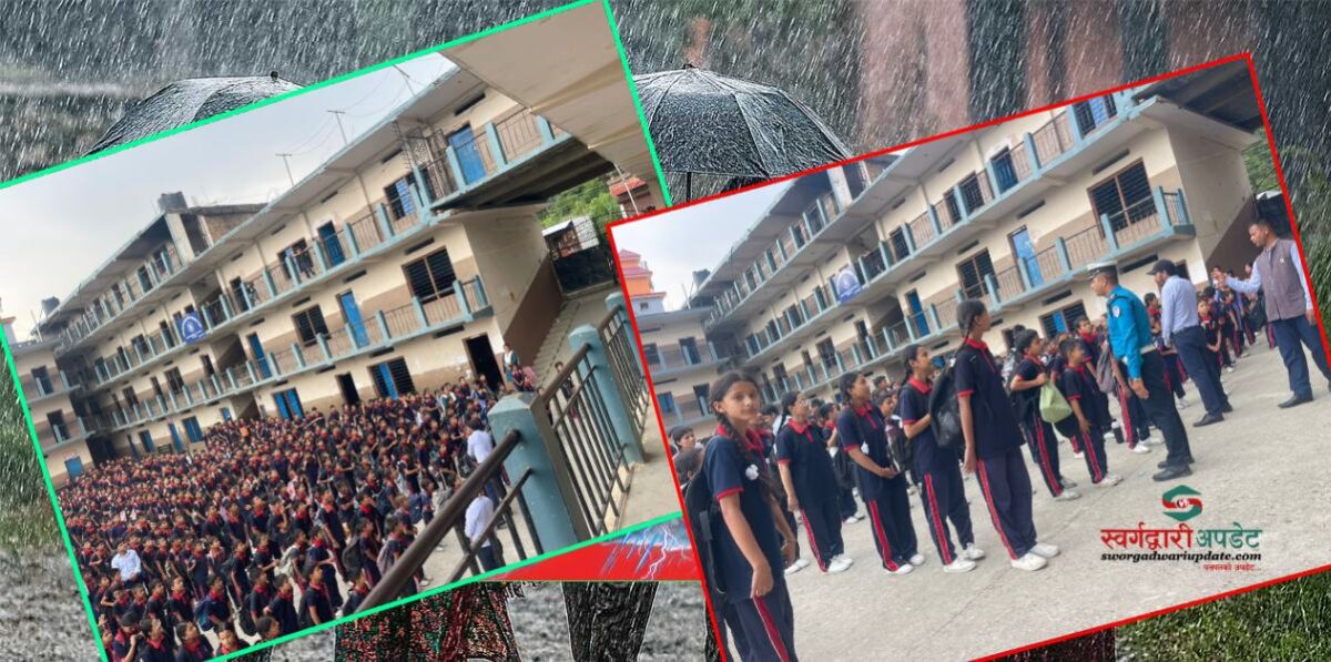 प्युठानमा ट्राफिक प्रहरीद्वारा विद्यार्थीलाई ट्राफिक सचेतना