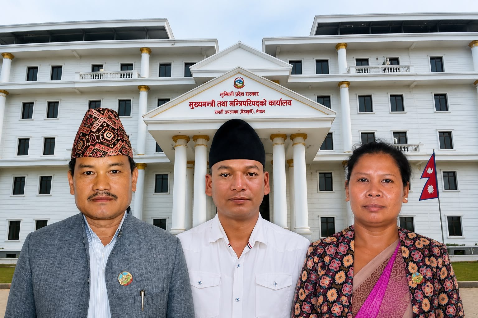 लुम्बिनीमा नेकपाका तिन मन्त्रीले भोलि सपथ लिदै