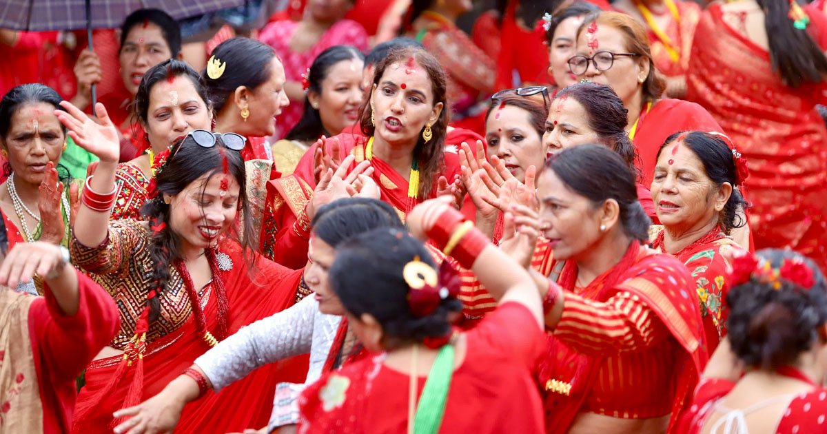 आज हरितालिका तीज मनाइदै